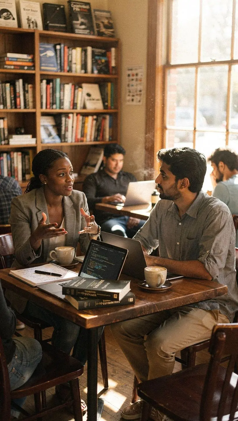 Modern office workspace